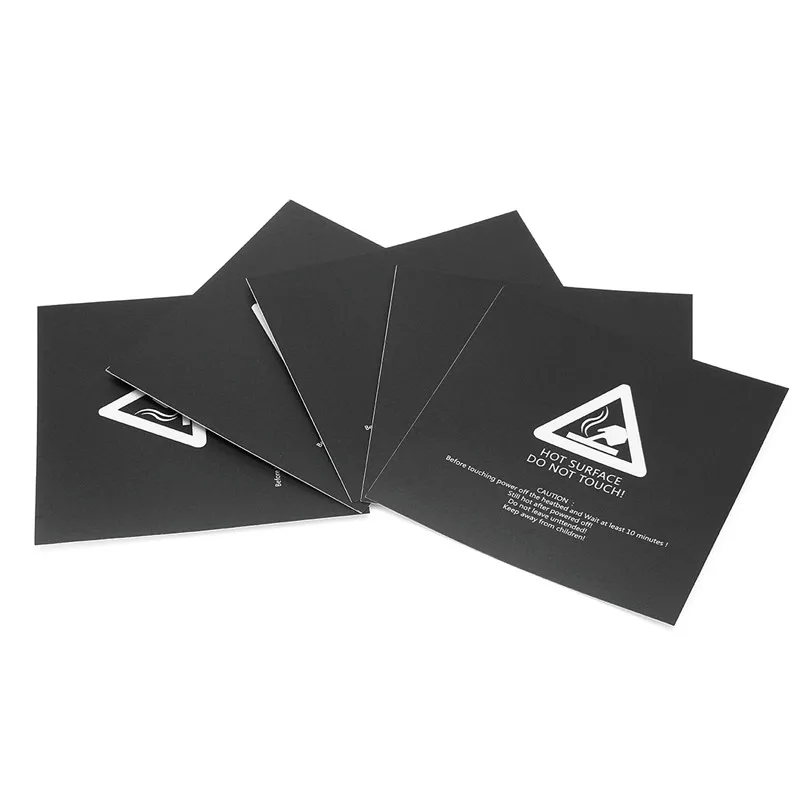 

New 5pcs 220x220mm Plastic 3D Printer Accessories Hot Bed Stickers For Wanhao i3 3D Printer Parts & Accessories