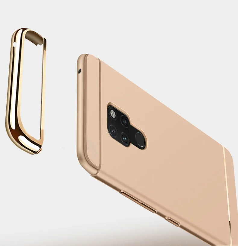 50 шт. Роскошный чехол со съемным покрытием 3 в 1 жесткие чехлы для huawei mate 20 Lite 10 Pro 9 8 Nova 4E 3 3i 3E 2 Plus 2i чехол для телефона
