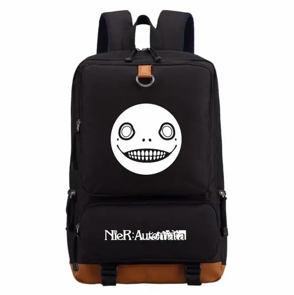 

2017 New Game NieR:Automata YoRHa Type B No. 2 School Backpack Bag Student Laptop Bags travel Shoulder Bag Canvas bag Rucksacks
