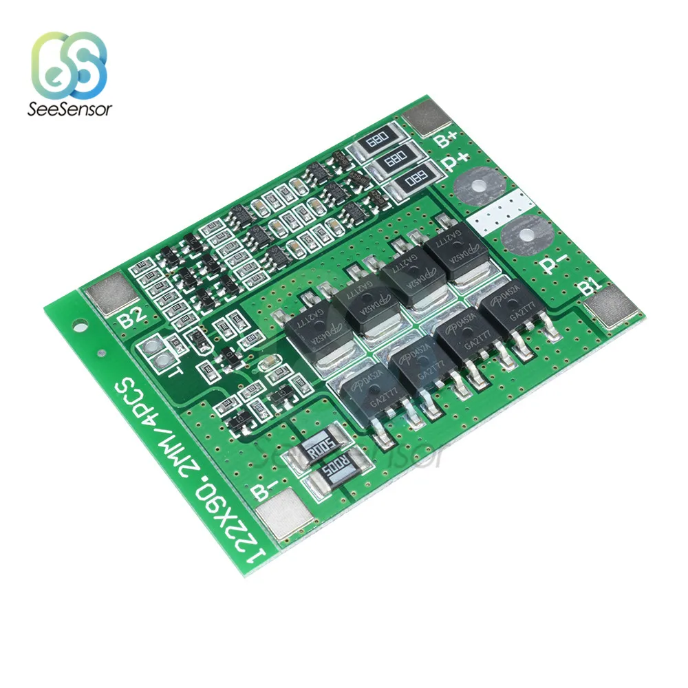 

25A 18650 Li-ion BMS PCM Battery Short Circuit Protection Board Module With Balance For Li-ion Lipo Battery Cell Pack