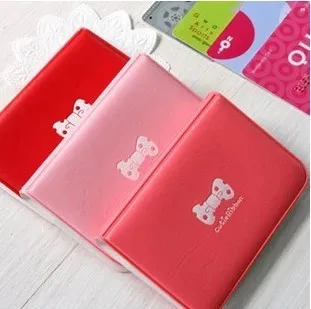 Cartoon card package Wallet Business Card Holder Bank Cardholder Leather Cow Pickup Slim Multi-card Pack Bag | Багаж и сумки