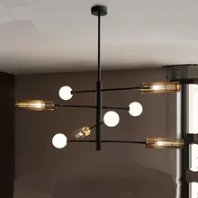 Пост-современная Волшебная Bean молекулярная люстра освещение креативная многовиновая атмосферная Подвесная лампа для гостиной спальни осветительные приборы