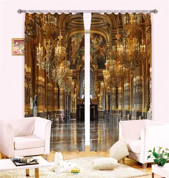 

Luxury 3D Curtains Drapes for Living Room Office Hotel Home Wall Tapestry Can be Customed