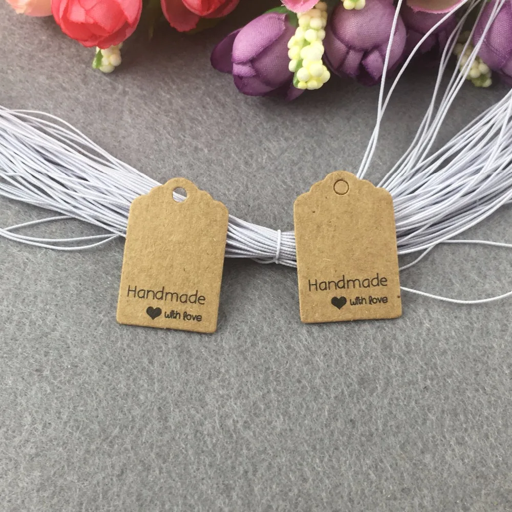 Aliexpress.com : Buy 500PCS Handmade with YOU Tags +500PCS ...