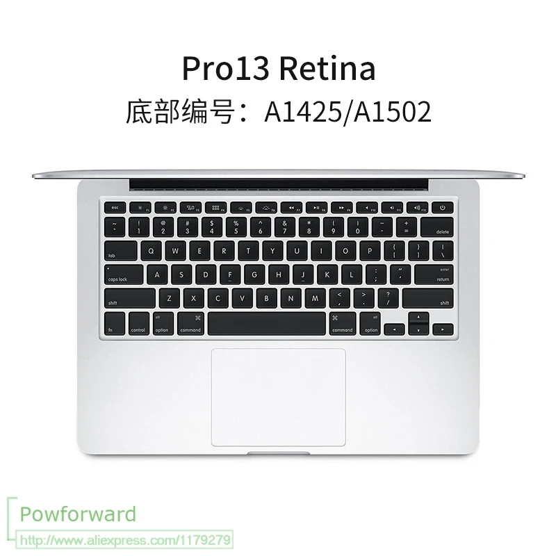 ТПУ защитный чехол для клавиатуры Apple macbook Air Pro с retina 11 12 13 15 17 Сенсорная панель 13,3 15,4 - Цвет: Pro Retina 13 A1502