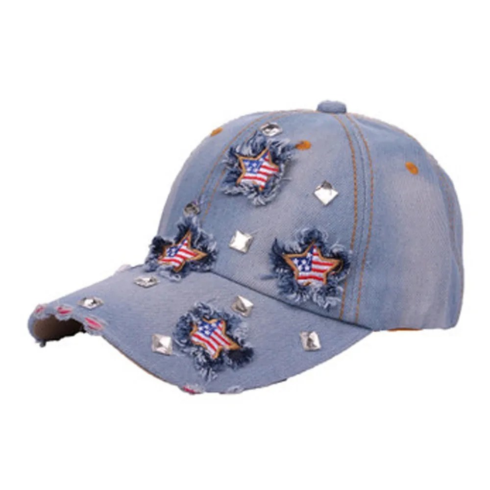 40 шляпы в стиле хип-хоп для женщин и мужчин, регулируемая блестящая джинсовая бейсболка со стразами, кепка, шляпа-ведро, Шапка для женщин и мужчин