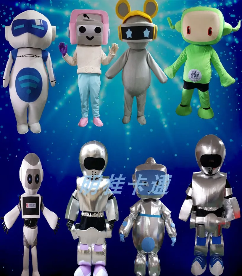 

Robot Mascot Costume Suits Cosplay Party Game Dress Outfits Clothing Advertising Carnival Halloween Xmas Easter Festival Adults