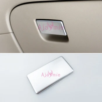 

2014-2017 Interior Co-pilot Glove Storage Box Handle Trim Overlay Cover Chrome Car Styling For Nissan X-trail Accessories