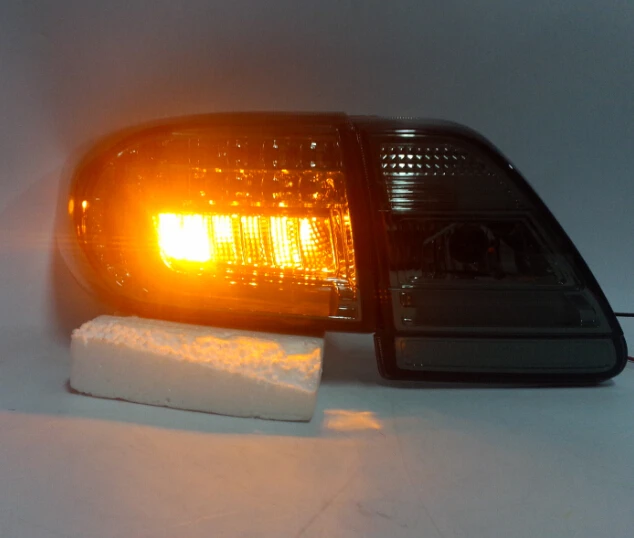 2 шт Тюнинг автомобилей головная лампа для Corolla 2011 2012 2013 год светодиодные фары DRL ходовые огни Биксеноновые лучевые Противотуманные фары с ангельскими глазками