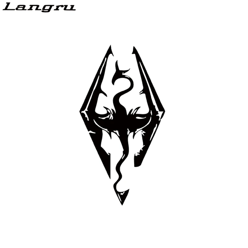 Индивидуальные виниловые Стикеры Langru Skyrim стильные креативные стикеры JDM|stickers
