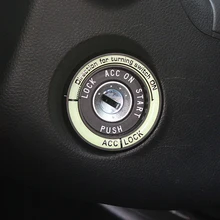 1 шт. светящаяся наклейка на зажигание брелок наклейка для Kia Rio K2 Toyota Camry Corolla RAV4 hyundai iX20 iX35 Solaris Verna Nissan Teana