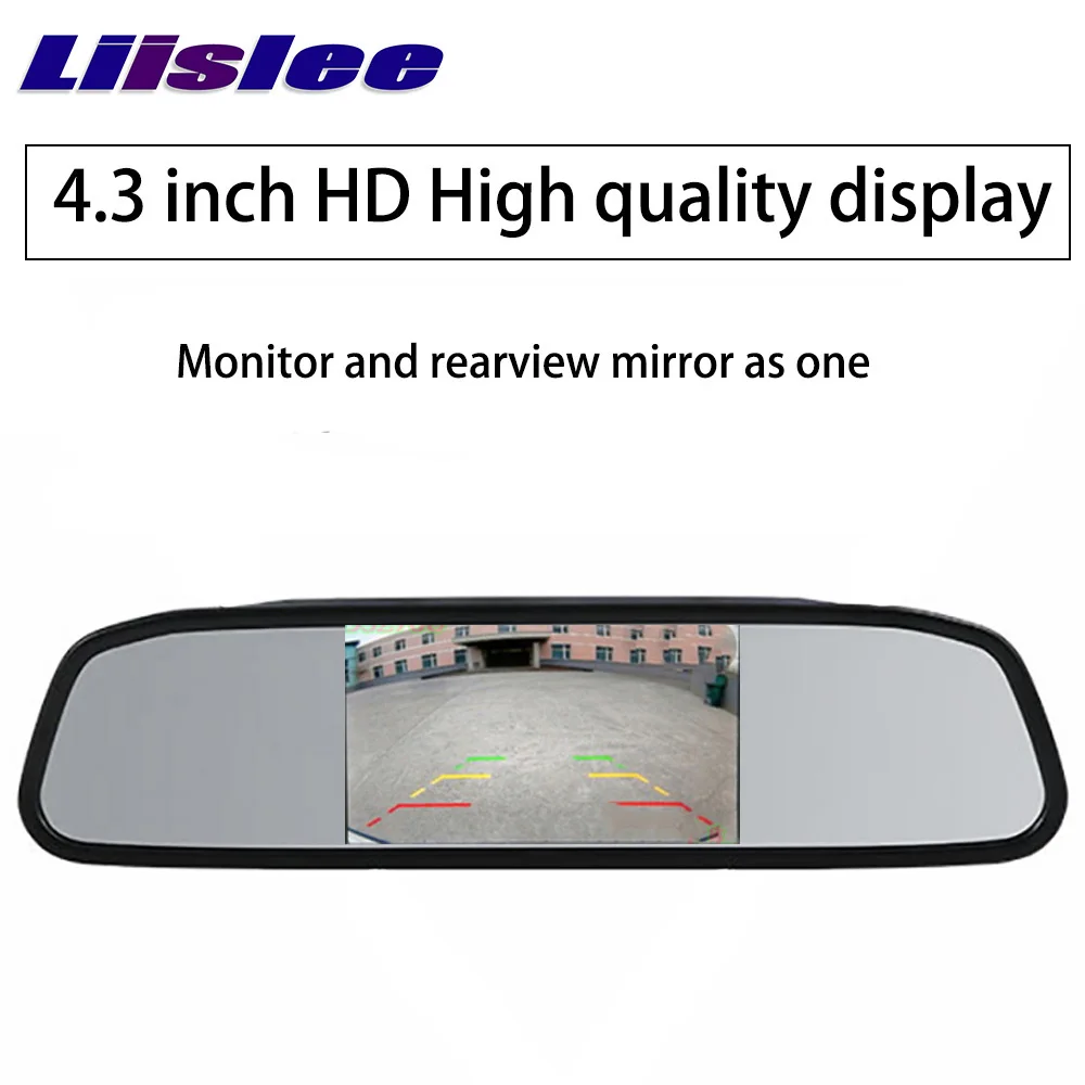 LiisLee Car Parking Assistance System 4.3 Inc TFT LCD Car Reverse Mirror Rearview Monitor (2)