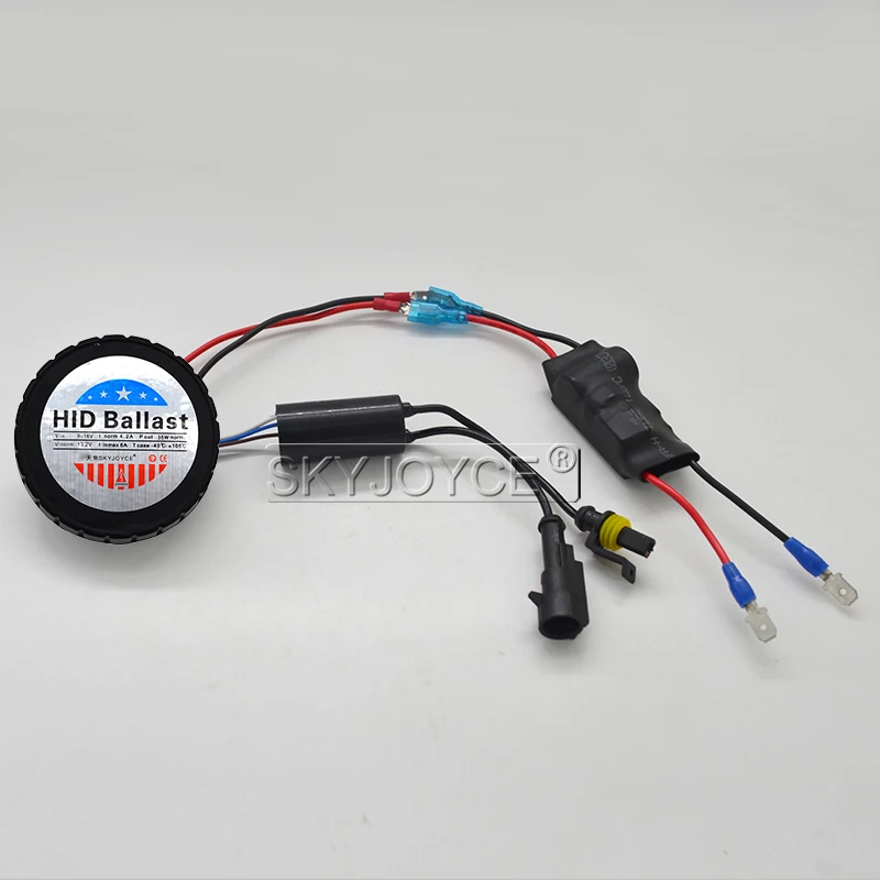 SKYJOYCE 35W Quick Start Cnlight HID Canbus Kit 35W AC Slim Round Ballast Cnlight H1 H3 H7 H11 6000K headlight car lights kit (3)