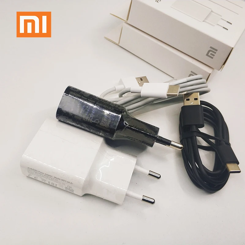 

Original XIAOMI Redmi Note 7 Fast Charger 3.0 Quick Charge 9V 2A Type C Cable For Mi 9 8 se 6 A1 6X Mix 2S redmi note 7 k20 pro
