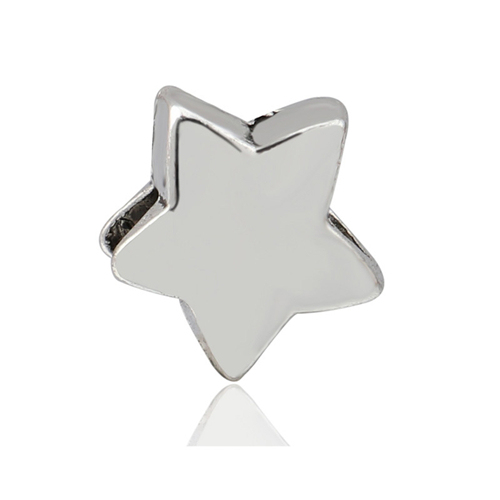 Maxi Small Statement Hollow Love Heart Key Bear Flower Crystal Beads Fit Brand Charm Bangles for Women Making Jewelry