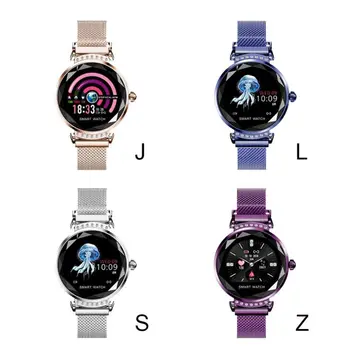 

Fashion Smart Bracelet Women Band Continuous Heart Rate Waterproof Female Physiological Reminder Magnetic Strap Wristband
