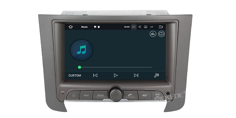 Clearance 7" 2 Din Android 9.0 Car Radio For SsangYong REXTON 2014 Deckless Car Audio Multimedia Car Stereo DVD Mirror link 1024*600 15