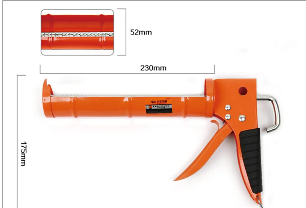 Головки huafeng Big Arrow шприц для заделки швов "(230 мм) Стекло пистолет для клея пистолет для силиконового клея