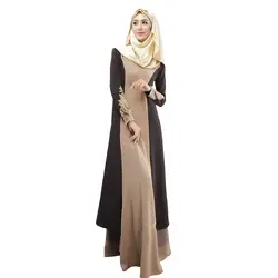 Мусульманские платья 2019 Винтаж для женщин абайя длинное платье макси арабский джилбаб мусульманский халат платье для женщин Дубай абайя