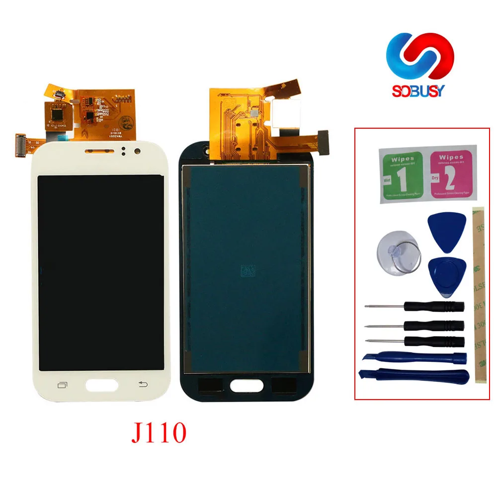 J1 AceFor Samsung Galaxy Ace J110 SM J110F J110H J110FM ЖК дисплей сенсорный экран Tela дигитайзер сборка