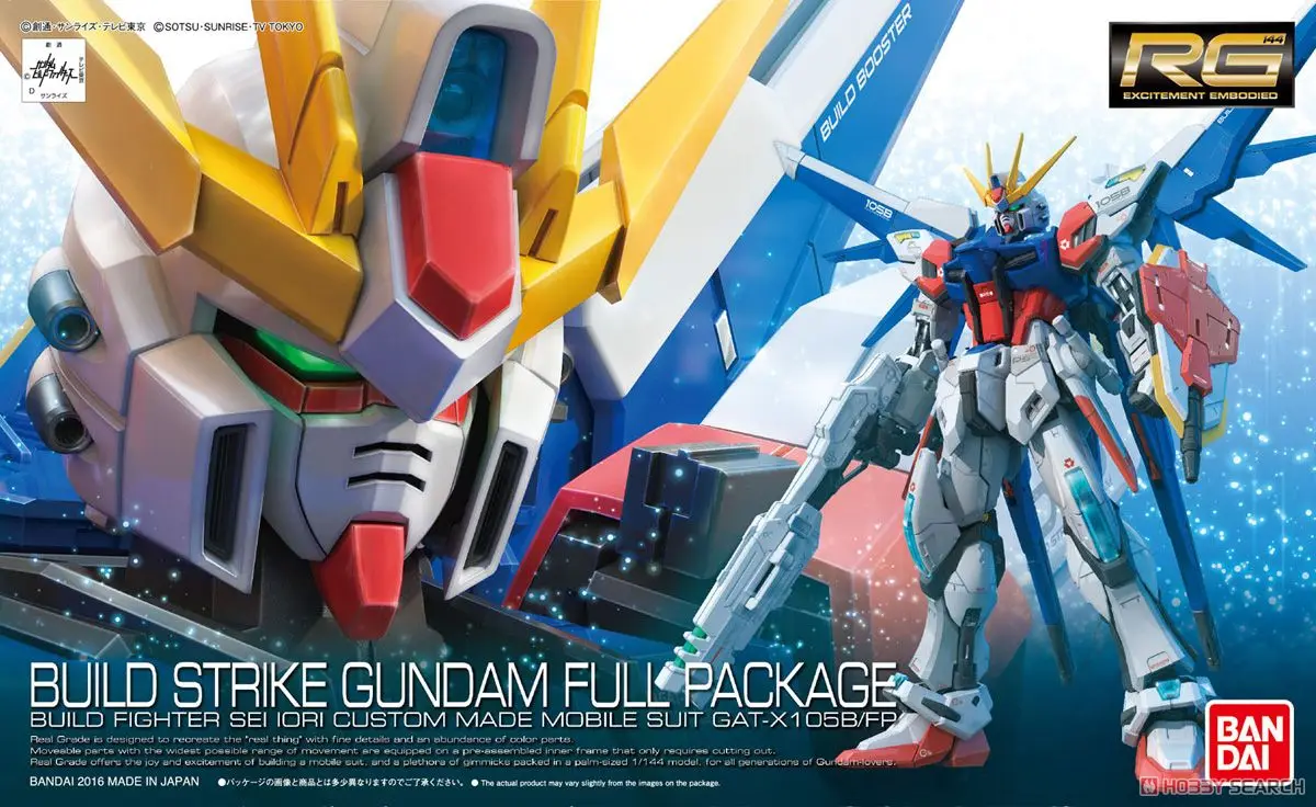 Bandai Gundam RG 1/144 Build Strike GAT-X105B/FP Mobile Suit Assemble Model Kits Action Figures Plastic toys | Игрушки и хобби