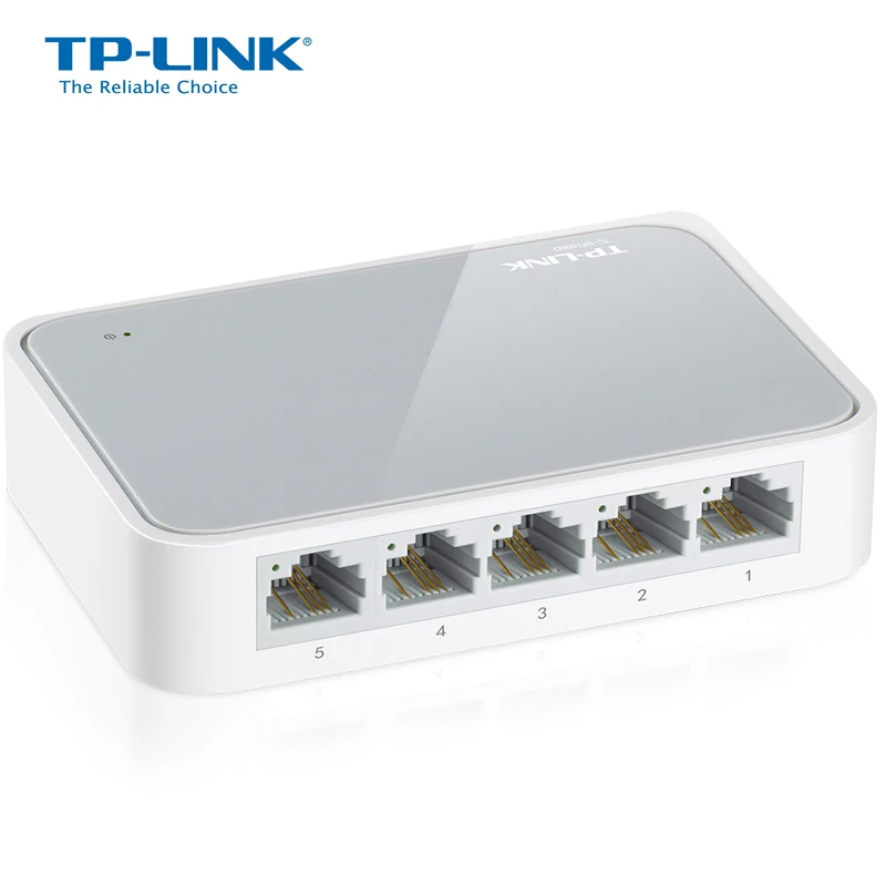 TPLINK TL-SF1005+ 5 Порта 10/100 Мбит/С TP-Link Ethernet Настольный Коммутатор КОНЦЕНТРАТОР переключатель