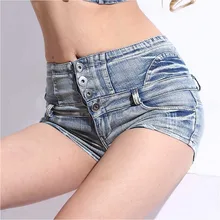 Новое поступление женские джинсовые шорты с высокой талией Harajuku сексуальные джинсовые шорты для девушек вечерние шорты для ночных клубов Cintura Alta
