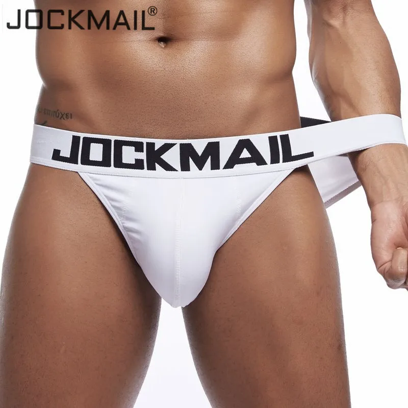 Трусы брифы JOCKMAIL мужские Брендовое пикантное нижнее белье дышащие трусы из