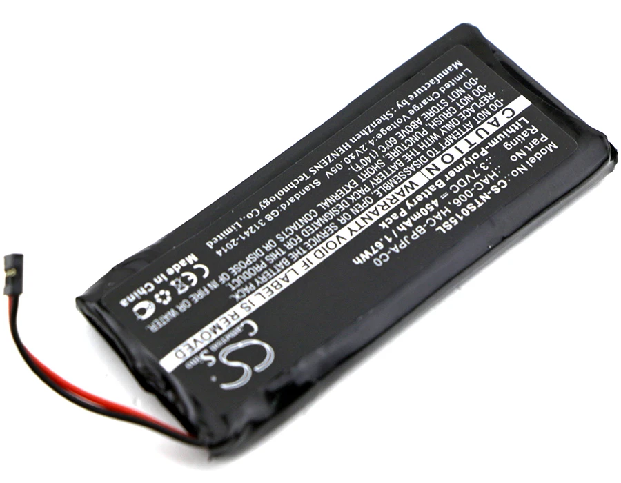HAC 006 батареи Cameron Sino 450mAh BPJPA C0 для Nintendo 015 016 A JCL JCR контроллер переключения|Цифровые