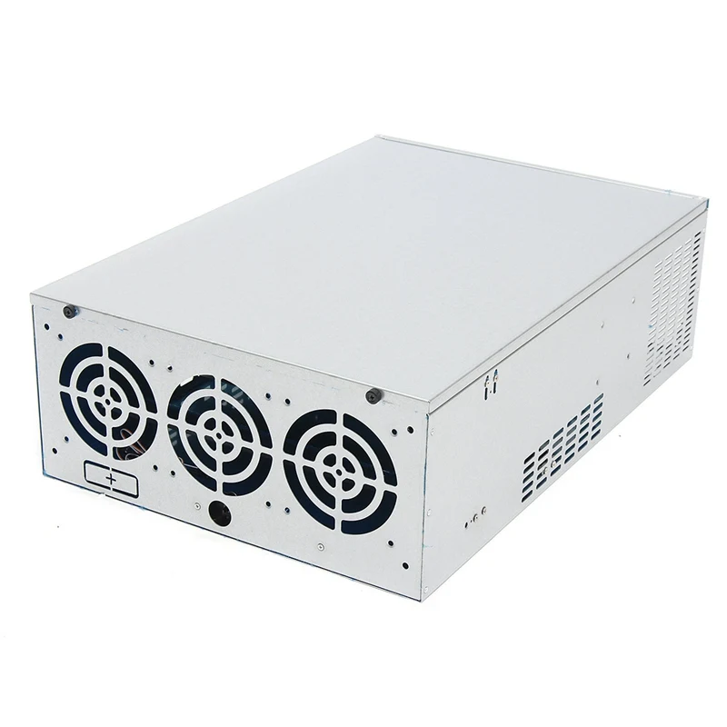 1250W 4U Crypto Coin Open Air Mining Server Frame Rig Graphics Case For 6/8GPU New computer Case For BTC Mining
