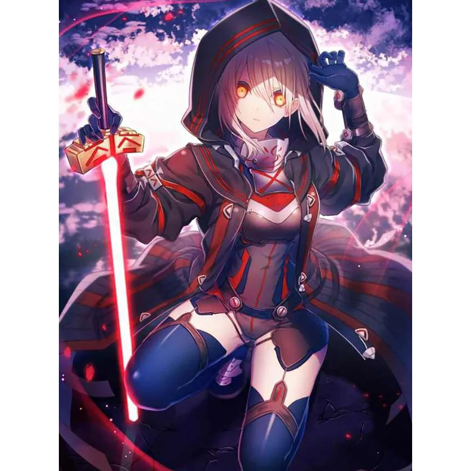 

Diamond Diy Painting Full Square Drill 5D Home Decor Attack on Titan Craft Anime Embroidery Wall Sticker Pictures Cross Stitch