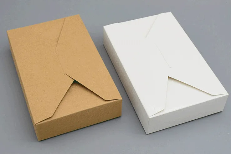 300pcs Lot 19 5cmx12 5cmx4cm Kraft Paper Gift Box Envelope Type Kraft Cardboard Boxes Package For Wedding Party Invitation Cards Lot Lot Package Boxpackage Envelope Aliexpress