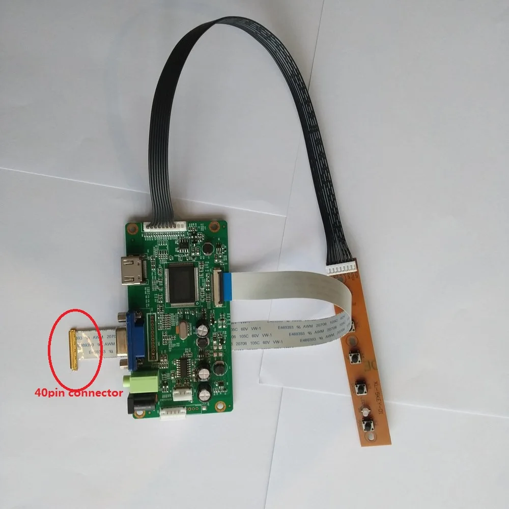 

for NT156WHM-N33 EDP HDMI Controller board 15.6" 40Pin SCREEN display LCD DIY 1366X768 KIT VGA monitor DRIVER LED EDP