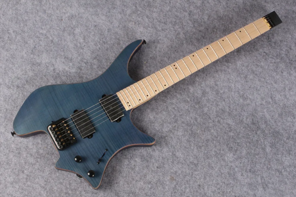 

Headless Top quality Musical Instrument 6 strings Guitarra Headless Neck Custom Electric Guitar free shipping
