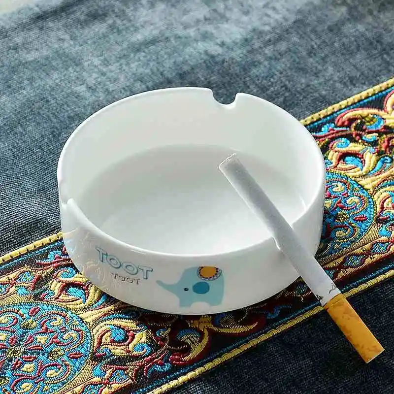 Real bone china ashtray, cute animal car ashtrays, ceramic cigar ashtrayash tray, cigarette