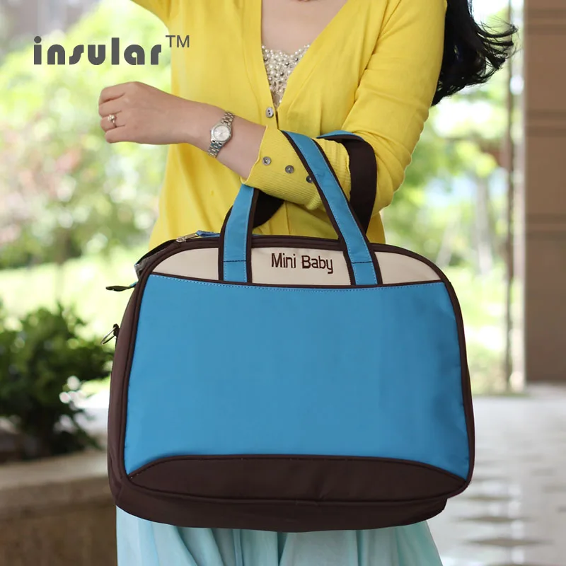 

Brief Casual Diaper Bag Large Capacity Multi-function Waterproof Labor Bag for New Mother Outdoor Stroller Bag for Mummy
