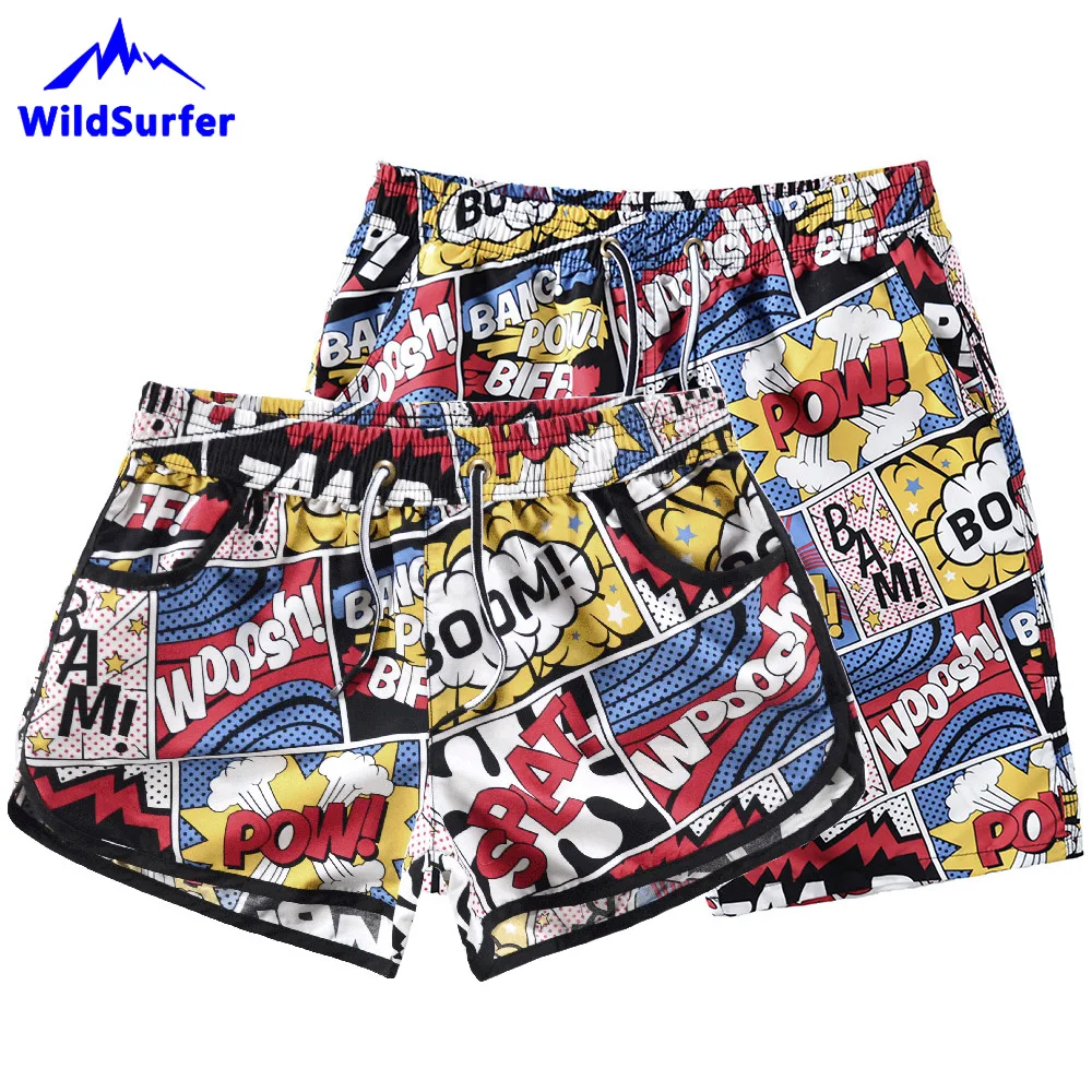 WildSurfer 2019 Lovers Beach Board Shorts Men Quick Dry Swim Shorts Women Surf Shorts Couple Swimsuit Short De Plage Homme SP138 WildSurfer 2019 Lovers Beach Board Shorts Men Quick Dry Swim Shorts Women Surf Shorts Couple Swimsuit Short De Plage Homme SP138