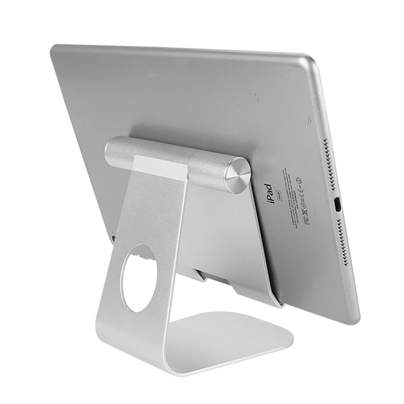 Universal Ajustable Tablet con Soporte Escritorio Dock Soporte de sobremesa Plata 