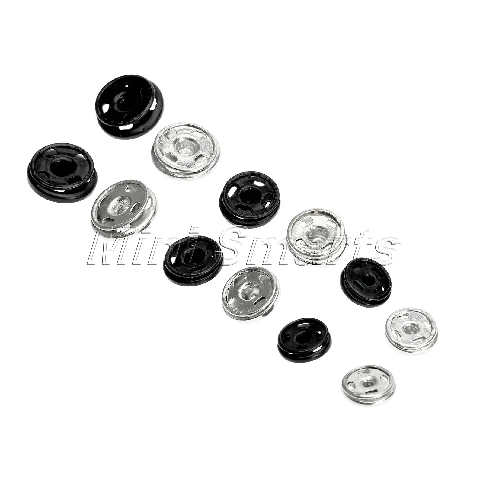quelque boutons 2-trou 10mm massif 10 boutons métal