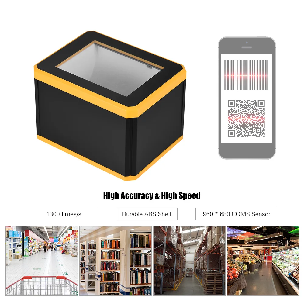 4113 30 De Réductionaibecy Omnidiretionnelle Plate Forme De Scanner De Codes à Barres 1d2dqr Présentation De Lecteur De Codes à Barres Avec