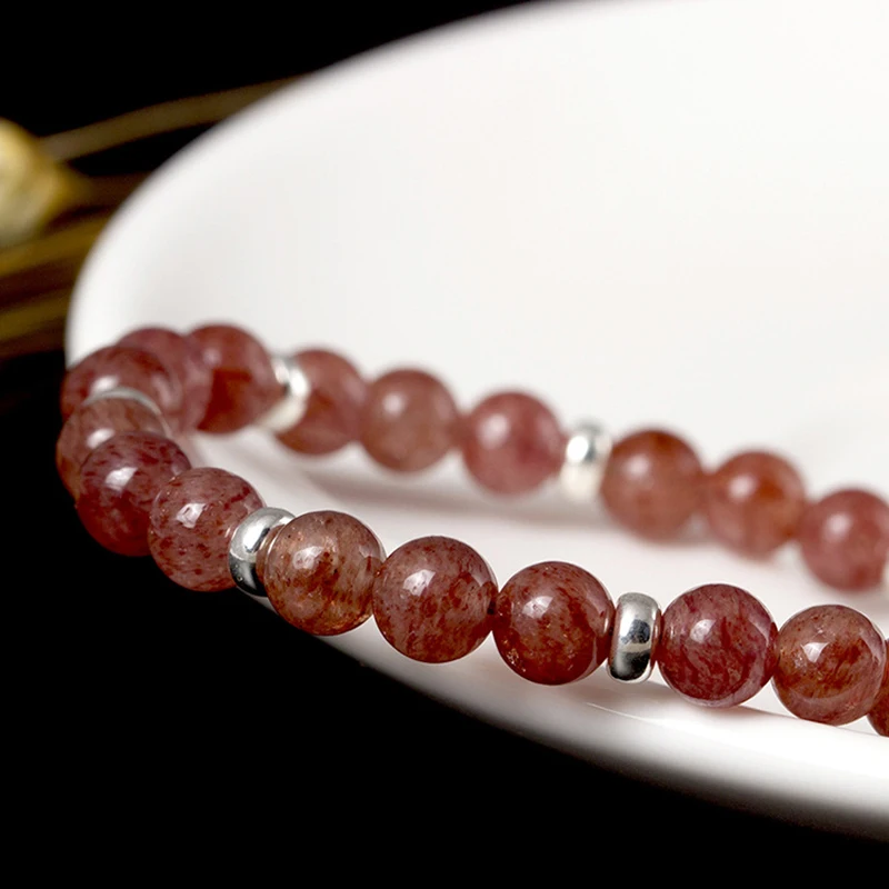 Браслет женский из серебра S925 пробы с натуральным камнем YB54|bracelets for|bracelets for