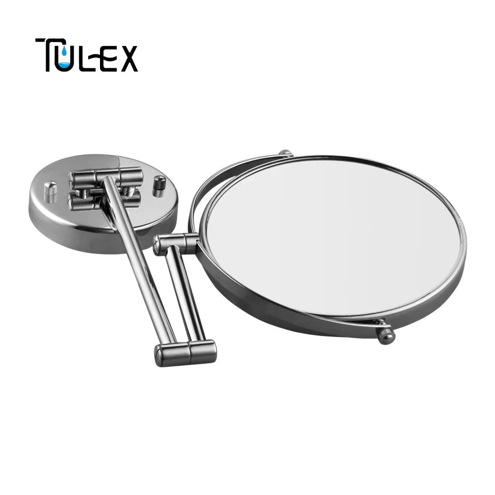 TULEX مرآة حمام مرآة لمستحضرات التجميل 8 بوصة 1X/3X التكبير مرآة للحمام الحائط الغرور المزدوج الذراع توسيع مرآة TULEX مرآة حمام مرآة لمستحضرات التجميل 8 بوصة 1X/3X التكبير مرآة للحمام الحائط الغرور المزدوج الذراع توسيع مرآة
