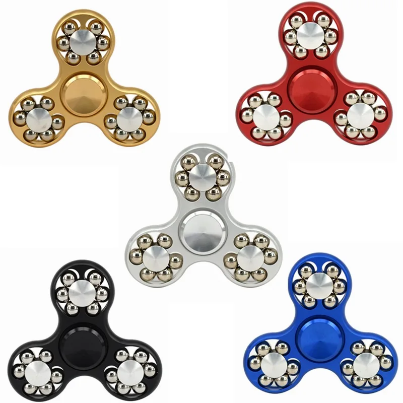Fidget Spinner Hand Spinner High Speed R188 Bearing Titanium Alloy Toys Anxiety Stress Adults Kid Metal