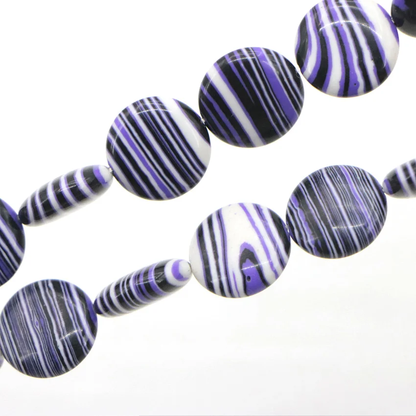 Rounded loose stone beads (25)
