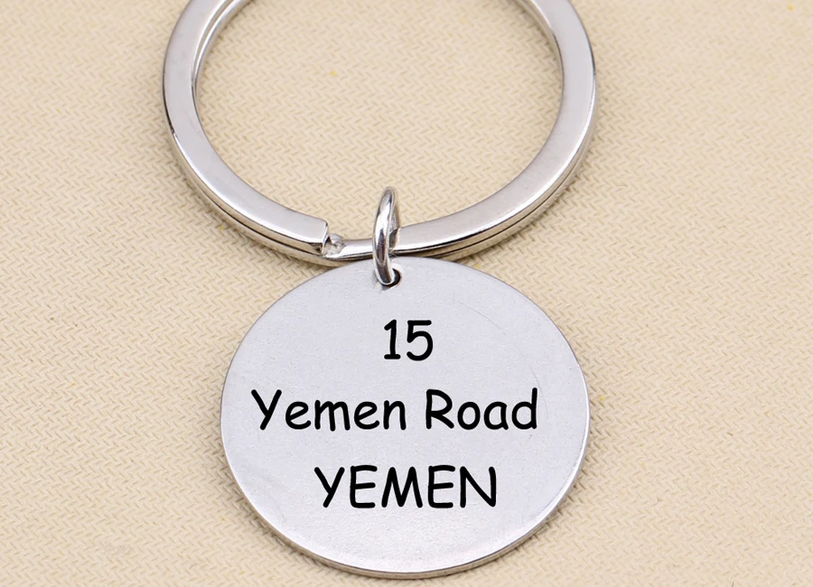 15 Yemen Road Yemen Letter Chandler Bing с героями телесериала «друзья» Вдохновленный брелок лучшие друзья брелок Забавный брелок подарки