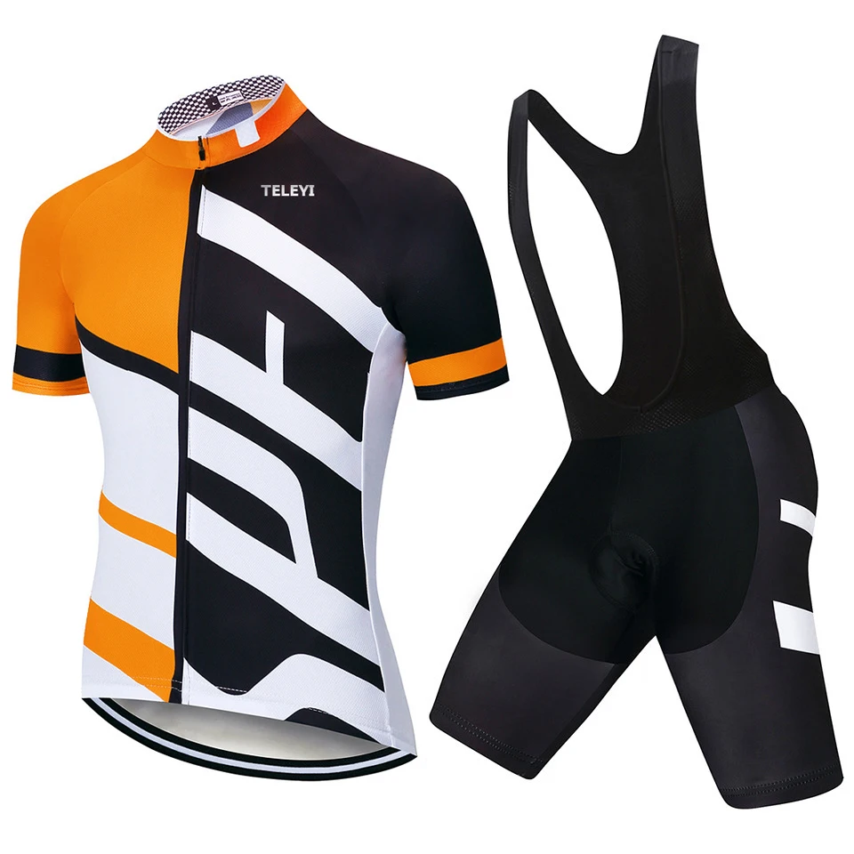 

2019 Bike Clothing/Breathable Cycling clothing 9D Gel pad Shorts Bike Jersey set Ropa Ciclismo Mens pro Maillot Culotte clothing