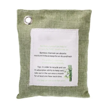 

Bamboo Charcoal Bag 200g Air Purify Bag Fresh Active Bamboo Bag Charcoal Carbon Purifier Mold Odor Bags