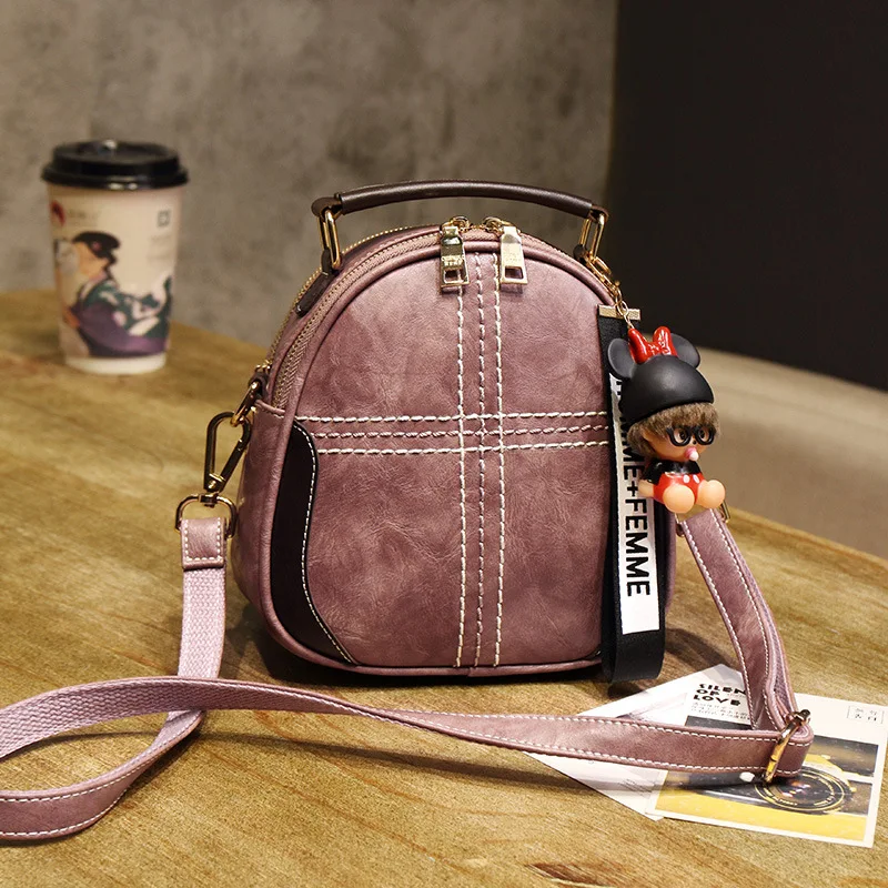 Новинка Весна и лето рюкзак из искусственной кожи mochila бренд Новая женская CHISPAULO брендовая школьная сумка
