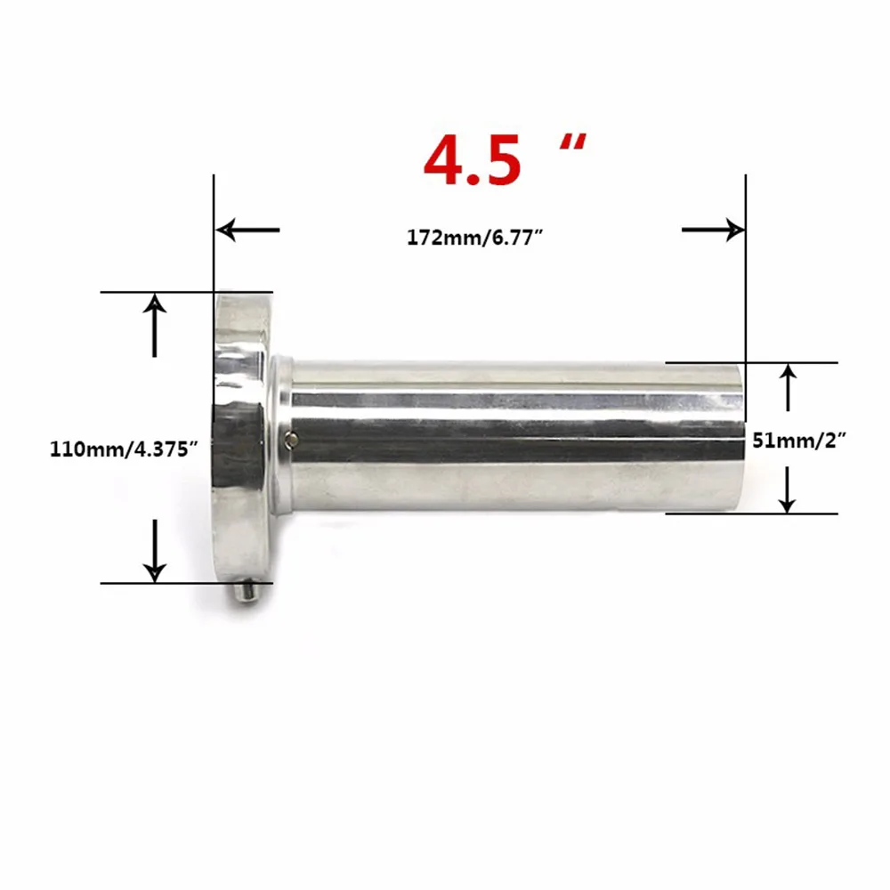 Car Auto Universal Exhaust Muffler Silencer Unadjustable Tail Muffler Tip Pipe YC100706 85mm=3.5" 98mm=4" 110mm=4.5" exhaust muffler tip exhaust pipe muffler