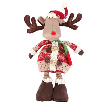 

Christmas Doll navidad christmas decorations for home Red Clothes Ornament Home Velvet Gift Elk Decor Christmas decorations Doll